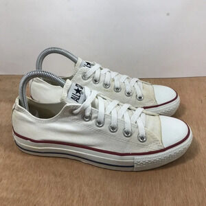 Converse All Star Chuck Taylor Women Size 7 Sneakers White Low Top Shoe